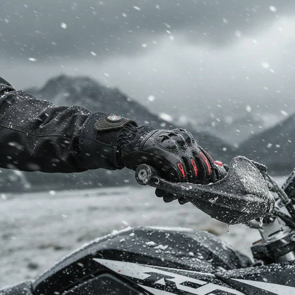 Motohand™ Kışlık Su Geçirmez , Dokunmatik, Eklem Korumalı Motosiklet eldiveni