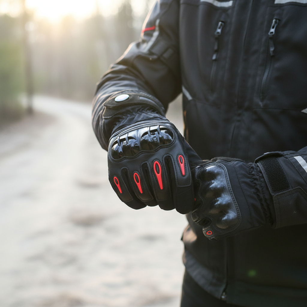 Motohand™ Kışlık Su Geçirmez , Dokunmatik, Eklem Korumalı Motosiklet eldiveni